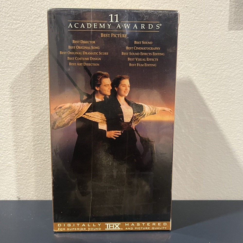 New Titanic VHS 1998 2 Tape Set Sealed Widescreen Movie - Picture 2 of 6